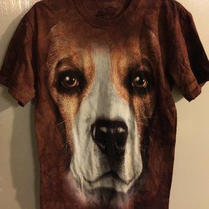 The Mountain Animal Face Beagle Dog 3D T Shirt